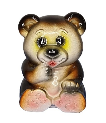 Фото Копилка Медвежонок-мини 12см гипс ГК0064 от производителя, с доставкой по Хабаровску