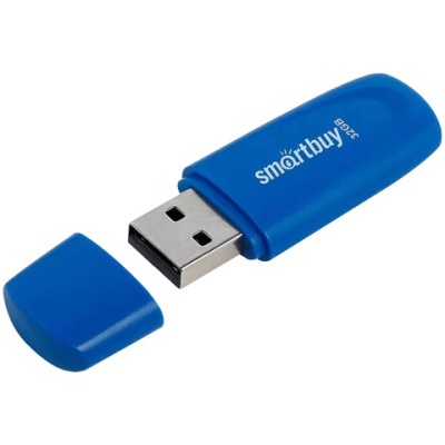 Фото Флэш-накопитель 32Gb SMARTBUY Scout синий SB032GB2SCB от производителя, с доставкой по Хабаровску