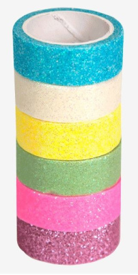 Фото Скотч декоративный 15ммх2м  deVENTE. Glitter Pastel с блестками ассорти 9040216 от производителя, с доставкой по Хабаровску