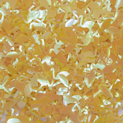 Фото Посыпка голографическая 15гр Фламинго желтые 01986 от производителя, с доставкой по Хабаровску