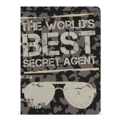 Фото Тетрадь 80л А5 линейка на кольцах со сменным блоком SECRET AGENT 7-80-631/11  от производителя, с доставкой по Хабаровску