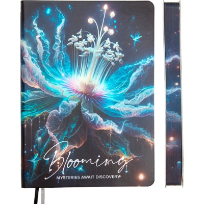 Фото Ежедневник А5 без дат deVENTE Blooming 320стр голубой цветок 2334622 от производителя, с доставкой по Хабаровску
