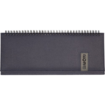 Фото Еженедельник-планинг 2026 deVENTE Vertical 128стр иск кожа спираль синий 2239600 от производителя, с доставкой по Хабаровску