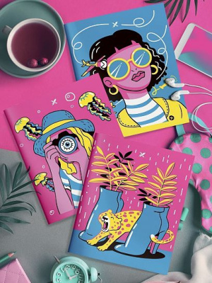 Фото Тетрадь 48л А5 клетка LOREX NEON MADNESS LXCBCL-NM от производителя, с доставкой по Хабаровску