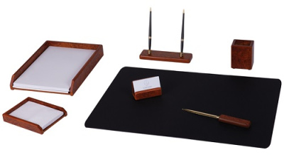 Фото Набор наст. деревянный 7пр Delucci коричневый орех MBn_07214 от производителя, с доставкой по Хабаровску