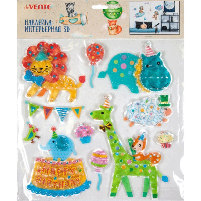 Фото Наклейки д/интерьера объемные deVENTE Happy Birthday 8004193 от производителя, с доставкой по Хабаровску