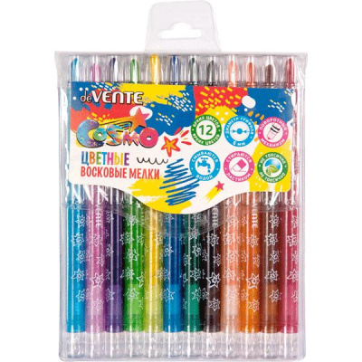 Фото Мелки восковые 12цв выкручивающиеся deVENTE Cosmo 8077942 от производителя, с доставкой по Хабаровску