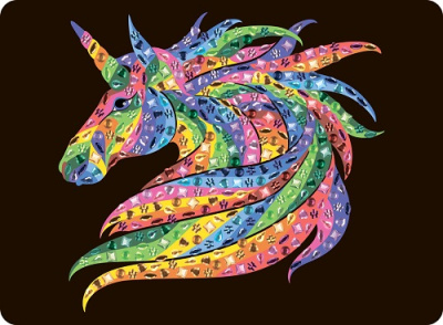 Фото Набор для детского творчества Hobbius Мозайка Единорог MDS-08 №02 от производителя, с доставкой по Хабаровску