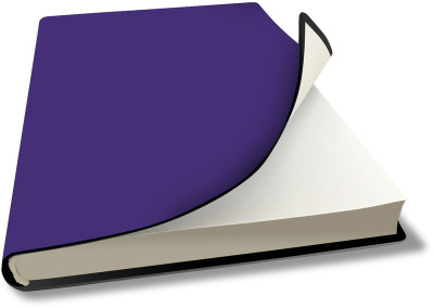 Фото Ежедневник недатированный Lamark Magic Soft Touch FLEX A5 фиолетовый, 256 стр., белый блок, закругле от производителя, с доставкой по Хабаровску