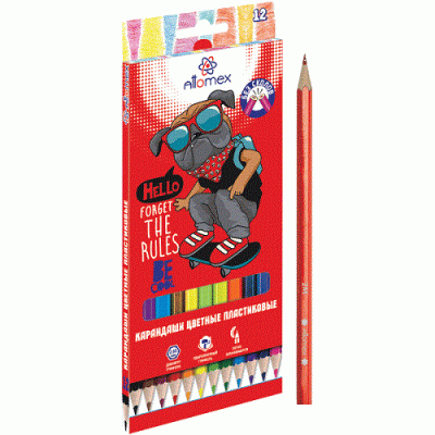 Фото Карандаши 12цв 2М Attomex Be Cool пластиковые 5022610 от производителя, с доставкой по Хабаровску