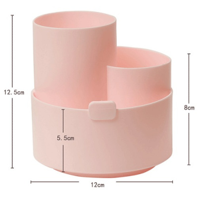 Фото Органайзер настольный пустой deVente Orbit вращающийся розовый 4102201 от производителя, с доставкой по Хабаровску