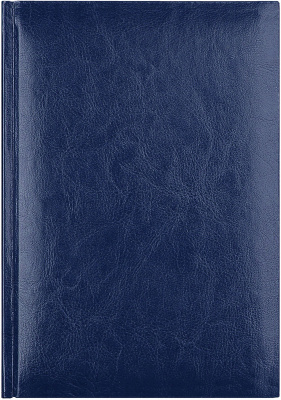 Фото Ежедневник 2026 Lamark БОЛЬШОЙ ФОРМАТ Sigma A4 синий, 320 стр., искусственная кожа, перфорация угла, от производителя, с доставкой по Хабаровску