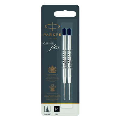 Фото Стержень Parker M шариковый черный 0,7 мм блистер 2шт. 1950372 от производителя, с доставкой по Хабаровску