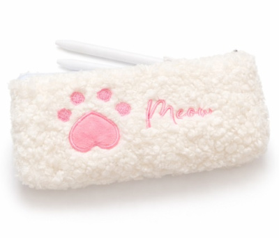 Фото Пенал плюшевый Paw white 80P-098 от производителя, с доставкой по Хабаровску