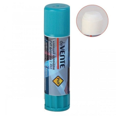 Фото Клей-карандаш 15г deVENTE быстросохнущий  PVP 4042311/4042036 от производителя, с доставкой по Хабаровску