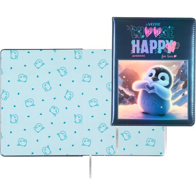 Фото Дневник школьный 1-11кл 48л А5 deVENTE Happy Pinguin 2020553 от производителя, с доставкой по Хабаровску