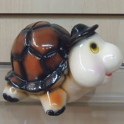 Фото Копилка Черепашка в шляпе 12см гипс ГК0059 от производителя, с доставкой по Хабаровску