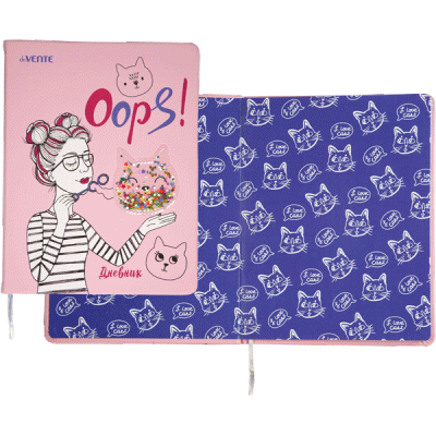 Фото Дневник школьный 1-11кл А5 48л deVENTE Oops! 2020268 от производителя, с доставкой по Хабаровску
