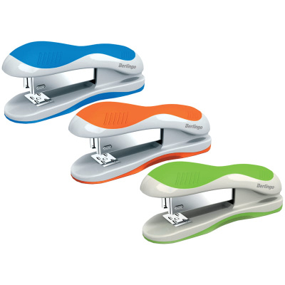 Фото Степлер №24/6-26/6 до 25л Berlingo Office Soft ассорти H3103 от производителя, с доставкой по Хабаровску