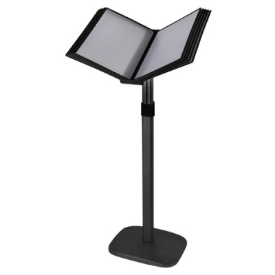 Фото Дисплей-система А4 напольная STAFF 10 панелей черная металл (черные панели) 238335 от производителя, с доставкой по Хабаровску