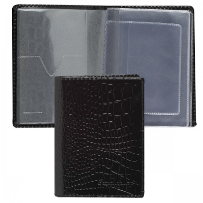 Фото Бумажник водителя кожа Attomex черный 1011600 от производителя, с доставкой по Хабаровску