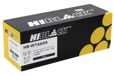 Картридж Hi-Black (HB-W1660A) для HP LaserJet 1008/MFP 1136A/1188/1188NW, 1,5K