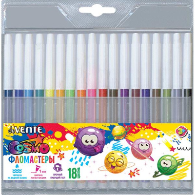 Фото Фломастеры 18цв deVENTE Cosmo 5082309 от производителя, с доставкой по Хабаровску