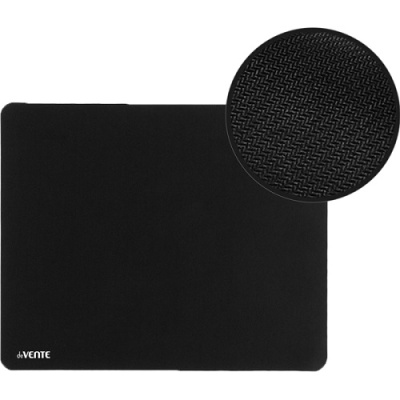 Фото Коврик для мыши deVENTE резина+ткань черный 4107302 от производителя, с доставкой по Хабаровску