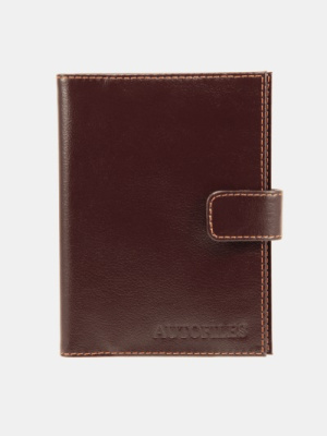 Фото Бумажник водителя кожа Jimio коричневый ОВД-230-1020 от производителя, с доставкой по Хабаровску