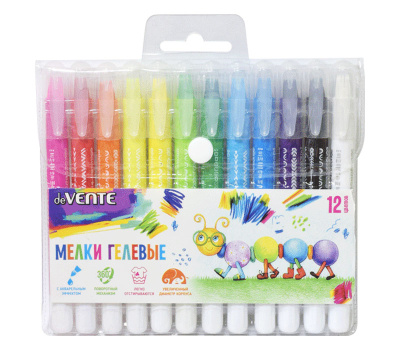 Фото Мелки гелевые 12цв deVENTE 8081901 от производителя, с доставкой по Хабаровску
