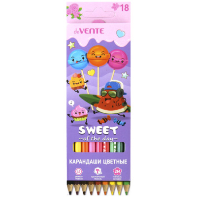 Фото Карандаши 18цв 2М deVENTE Sweet 5023101 от производителя, с доставкой по Хабаровску