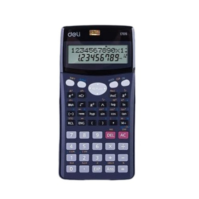 Фото Калькулятор Deli (10 + 2 разряда, 240 функций ,ЕГЭ/ОГЭ ) черный ED82MC от производителя, с доставкой по Хабаровску