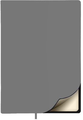 Фото Ежедневник недатированный Lamark Magic Soft Touch FLEX A5 серый, 256 стр., кремовый блок, закругленн от производителя, с доставкой по Хабаровску