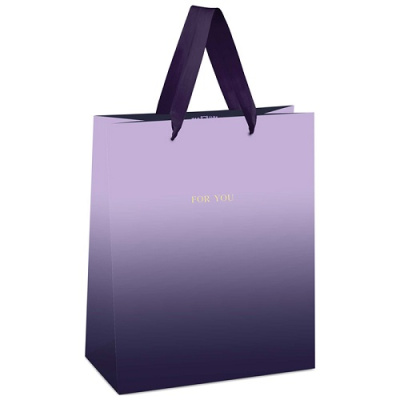 Фото Пакет подарочный 11×14×6,5см MESHU Duotone Purple gradient MS_45684 от производителя, с доставкой по Хабаровску