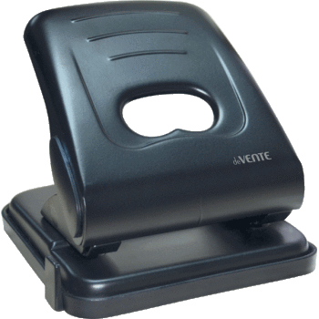 Фото Дырокол 35л с линейкой deVENTE черный 4020815 от производителя, с доставкой по Хабаровску