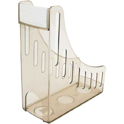 Фото Файл для бумаг 10x25x28,5см пластик дымчатый deVente Brief 3043515 от производителя, с доставкой по Хабаровску