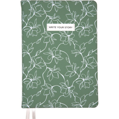 Фото Ежедневник А5 без дат deVENTE Lilian 320стр иск кожа аппликация мятный 2334611 от производителя, с доставкой по Хабаровску