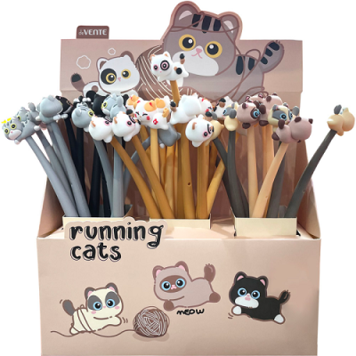 Фото Ручка шар 0,7 синяя deVENTE Running Cats ассорти 5073446 от производителя, с доставкой по Хабаровску