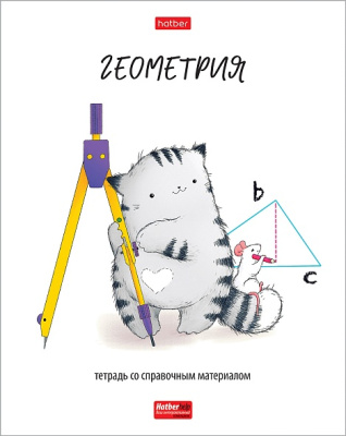Фото Тетрадь 48л А5 клетка Приключения кота Пирожка Геометрия 48Т5Вd1_33032 от производителя, с доставкой по Хабаровску