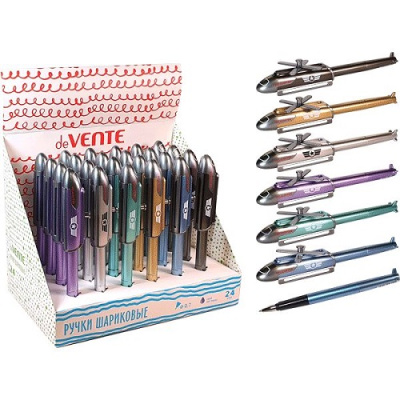 Фото Ручка шар 0,7 синяя deVENTE Вертолёт ассорти 9021022 от производителя, с доставкой по Хабаровску