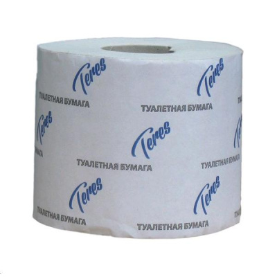 Бумага туалетная на втулке 1-сл 52м белая Терес Эконом Т-0054