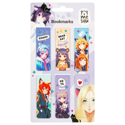 Фото Закладки магнитные 6шт MESHU Neko MS_58945 от производителя, с доставкой по Хабаровску