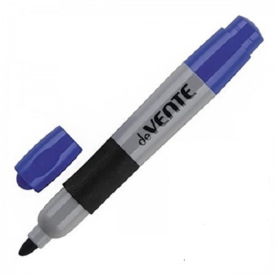Фото Маркер перм 4мм синий пулевидный с каучук вставками deVENTE 5043327 от производителя, с доставкой по Хабаровску