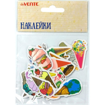 Фото Наклейки deVENTE Icecream 50шт ассорти 8004335 от производителя, с доставкой по Хабаровску