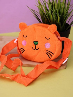 Сумочка плюшевая Tiger orange 80P-029