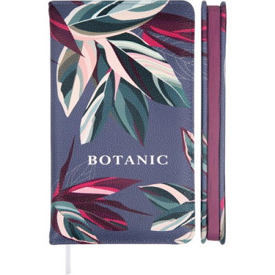 Фото Еженедельник-планинг карманный без дат deVENTE Botanic 160стр иск кожа серо-сиреневый 2239549 от производителя, с доставкой по Хабаровску