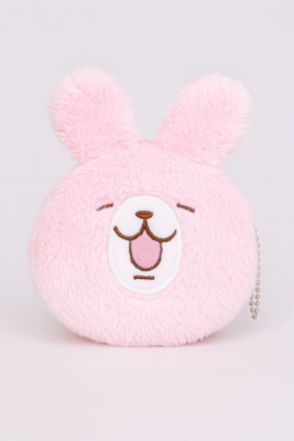 Фото Кошелек плюшевый Happy bunny pink CY017 от производителя, с доставкой по Хабаровску