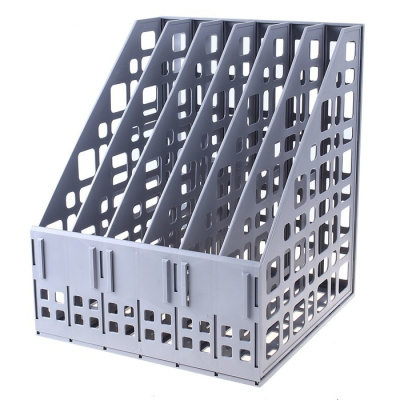 Фото Файл для бумаг 6-секционный пластик серый Стамм ЛТ86/237016/63725 от производителя, с доставкой по Хабаровску