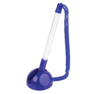 Фото Ручка шар на липучке 0,5 синяя BRAUBERG корпус синий 140195 от производителя, с доставкой по Хабаровску