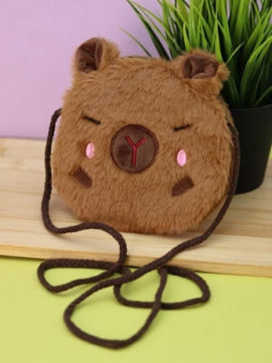 Сумочка плюшевая Little Capybara brown 80P-032